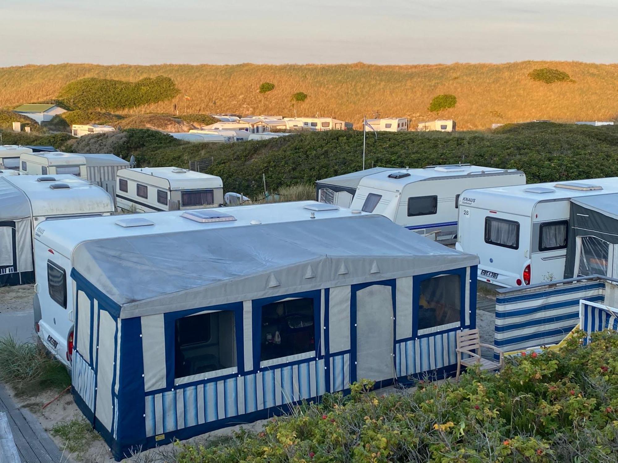 Wohnwagenvermietung Hoernum / Sylt Exterior foto